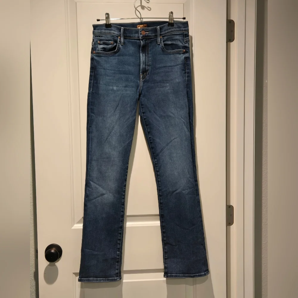 MOTHER The Insider Flood in Playing Rough Wash Women's Size 27 - Picture 4 of 14